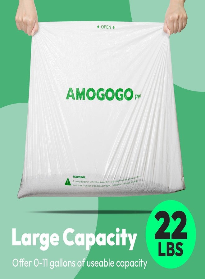 أكياس نفايات AMOGOGOPET، ٥٠ قطعة، متوافقة مع روبوت تنظيف فضلات القطط Litter Robot 4 و 3، أكياس نفايات بديلة، أكياس نفايات شديدة التحمل لفضلات القطط، أكياس نفايات مقاومة للماء، ٢٦.٤ بوصة × ٢١.٩ بوصة - Image 3
