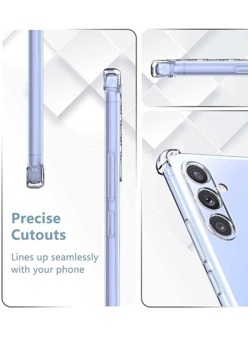 BORTONY Samsung Galaxy A15 Case Crystal Clear Flexible Cover for Galaxy A15 Slim Thin Non-Yellowing Soft TPU Bumper Protective Phone Case Cover for Samsung Galaxy A15 6.5 inch - Image 3