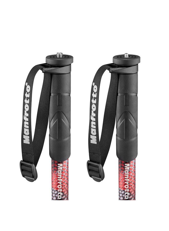 Manfrotto Element MII Video Aluminium Fluid Monopod, Slim and Lightweight, Loads up to 16kg, Foldable Fluid Base, 4 Sections, Twist Locks, for mirrorless and DSLR Cameras - Image 5