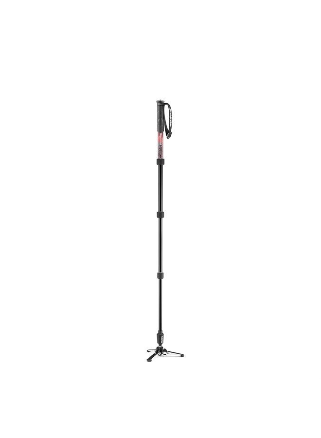 Manfrotto Element MII Video Aluminium Fluid Monopod, Slim and Lightweight, Loads up to 16kg, Foldable Fluid Base, 4 Sections, Twist Locks, for mirrorless and DSLR Cameras - Image 3