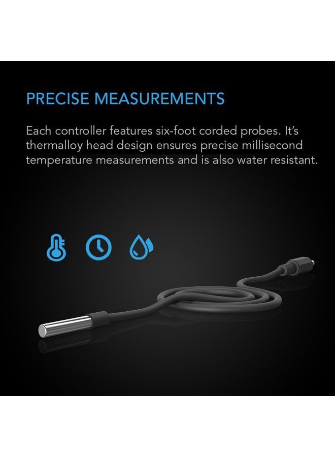 AC Infinity Thermostat and Speed Controller USB Fan for AV Cabinet Cooling - Image 5