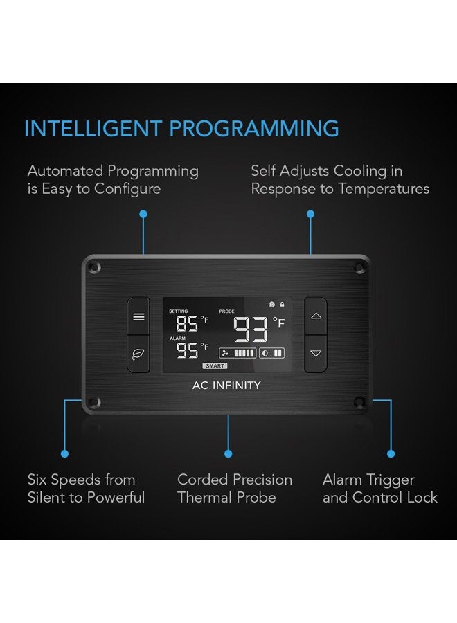 AC Infinity Thermostat and Speed Controller USB Fan for AV Cabinet Cooling - Image 2