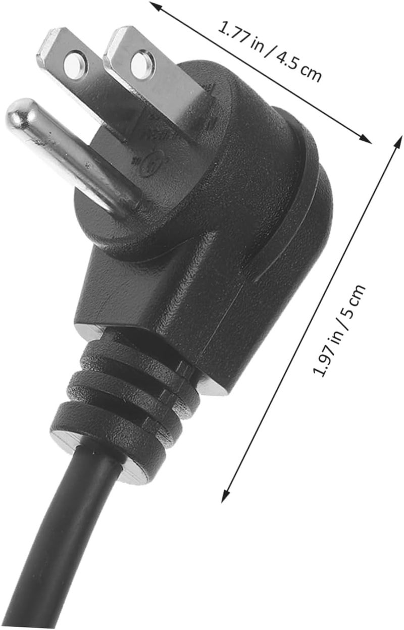 NUOBESTY Extension Cords 3 Prong Power Cord 3-feet Cable Extension for Home Appliances Us Plug - Image 2
