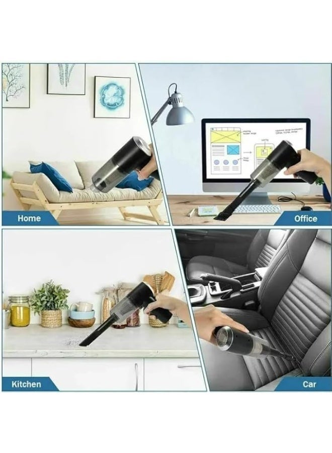 Portal AS-228 Portable 3-in-1 Vacuum Cleaner – For Cars, Laptops, Home, Office, Keyboard Cleaning,  USB Rechargeable - Image 3