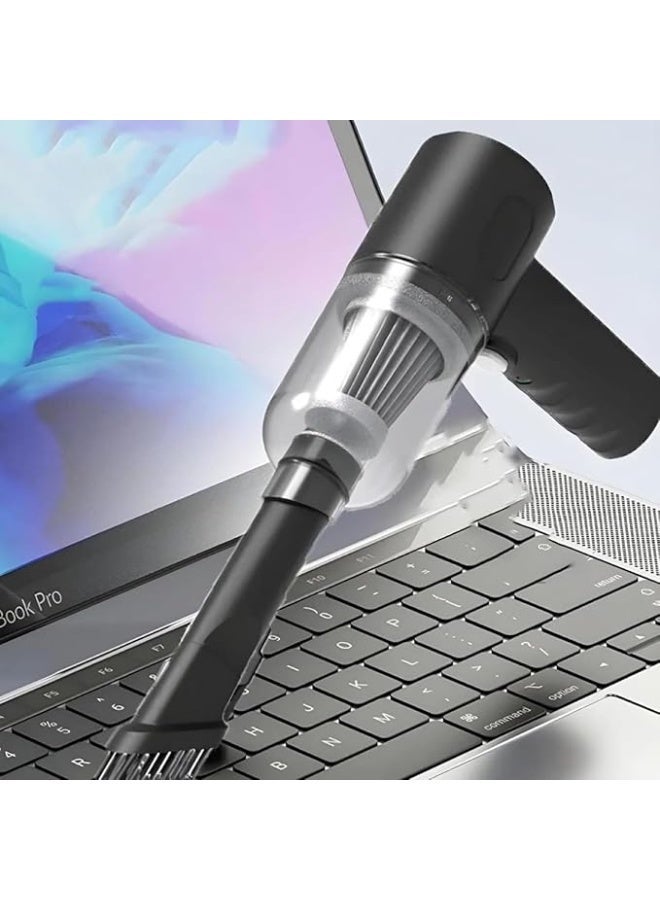 Portal AS-228 Portable 3-in-1 Vacuum Cleaner – For Cars, Laptops, Home, Office, Keyboard Cleaning,  USB Rechargeable - Image 4