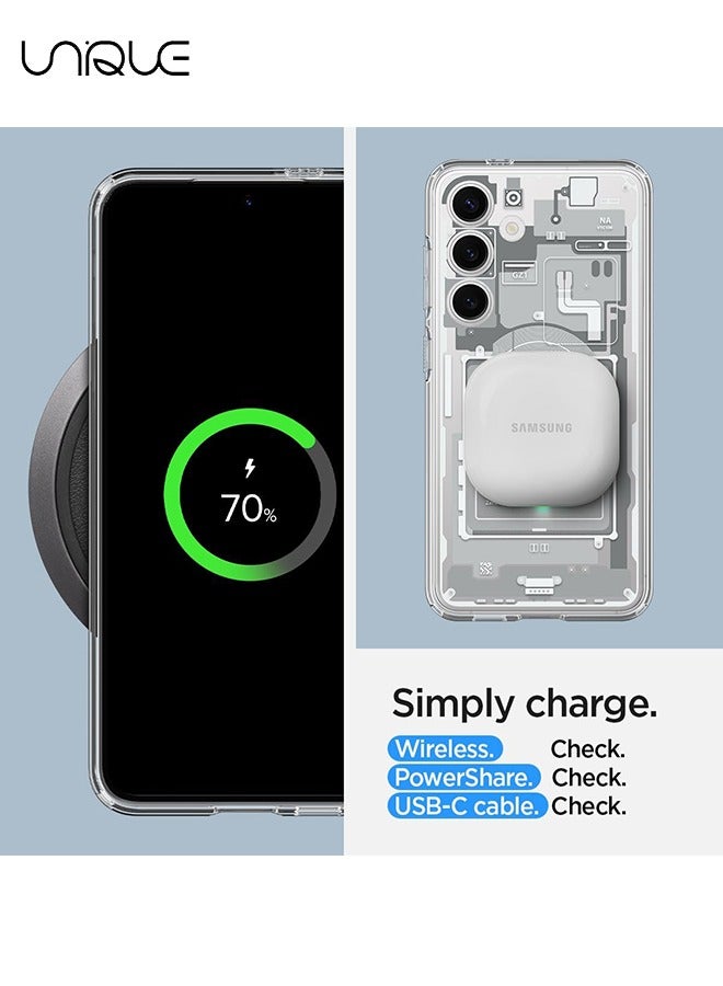 Unique For Samsung Galaxy S24 Case, Circuit Board Pattern Phone Case, Magnetic Case, Full Protection Plated Scratch Resistant Ultra Slim Case Cover (White) - Image 2