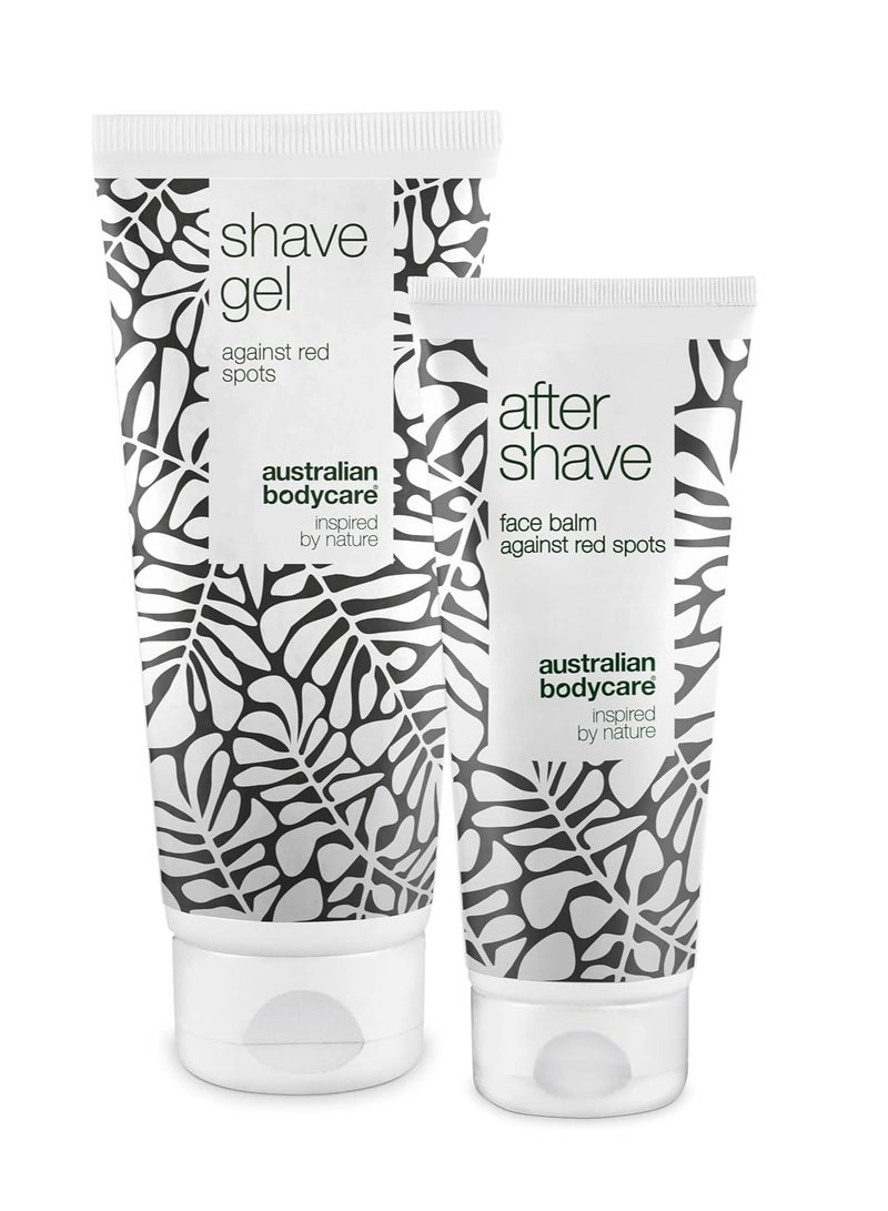 AUSTRALIAN BODYCARE Shaving Kit for Men with Tea Tree Oil Shave Gel and After Shave Combo for Smooth and Comfortable Shaves Ideal for Sensitive Skin Moisturizing Formula High Performance Shaving Products - Image 1