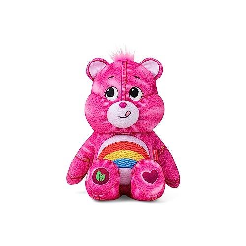 Care Bears 14 Medium Plush Cheer Bear New Denim Design Soft Huggable EcoFriendly Material - Image 1