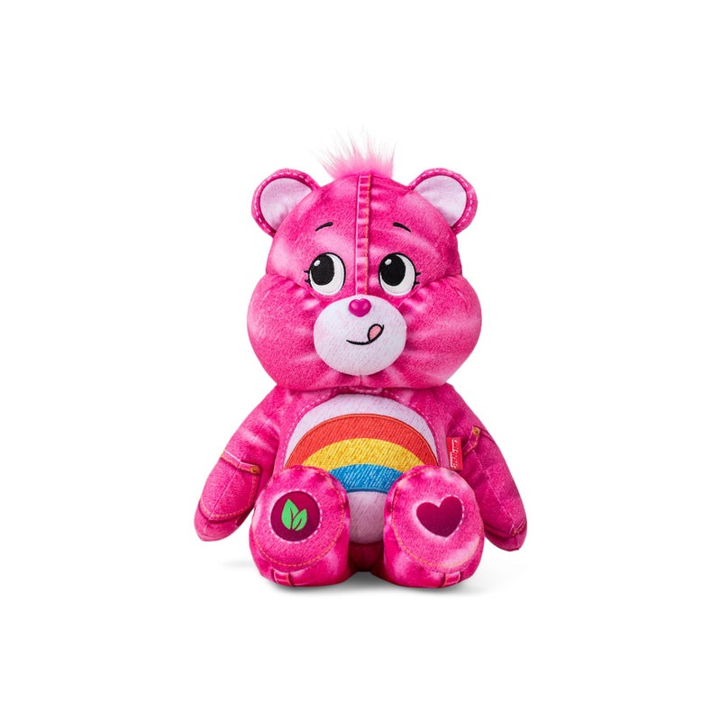 Care Bears 14 Medium Plush Cheer Bear New Denim Design Soft Huggable EcoFriendly Material - Image 2