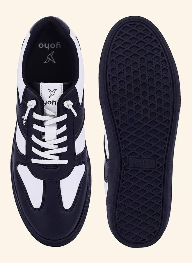 YOHO Men Stride Color Block Stretch Lace Sneakers - Image 4