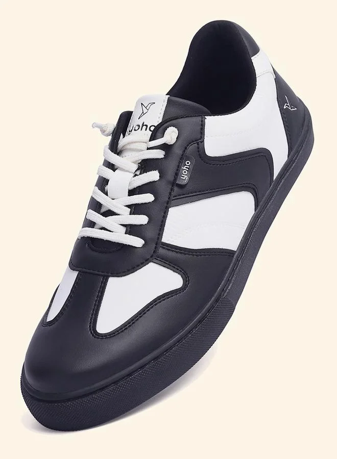 YOHO Men Stride Color Block Stretch Lace Sneakers