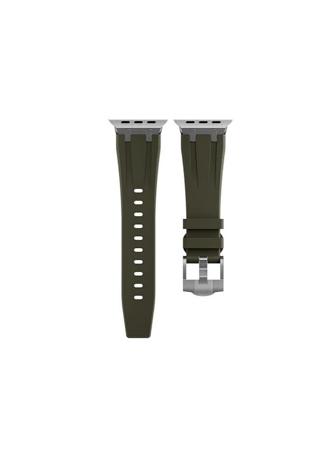 Generic - For Apple Watch 42/44mm Men's Outdoor Sports Bands For Series 6 Green - Image 1