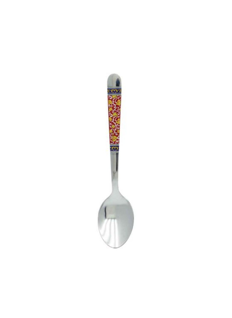 Top Pick Decor Steel Tea Spoon Red(Set Of 6) 