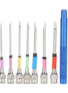 Y&D Punch Needle Embroidery Kits Adjustable Rug Yarn Needle Wooden Handle PenEmbroidery Hoopsscissors Threader Cloth for DIY Starter Kit  - Image 4