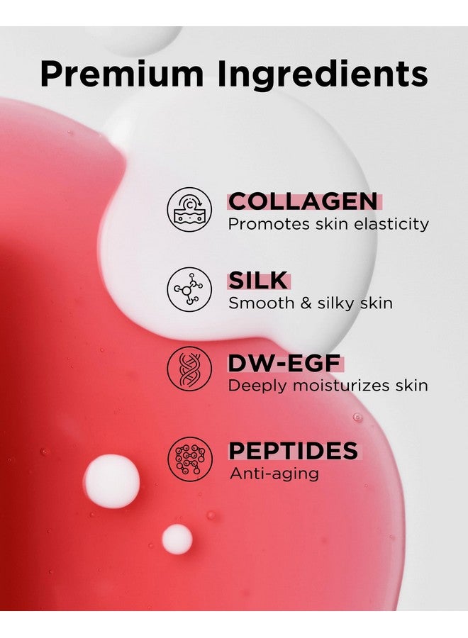 Easydew Dw-Egf 55% Collagen Silkream Ampoule- Korean Facial Serum For Firmness & Elasticity With Egf Peptides, Amino Acids - Day & Night Age-Defying Silky Smooth Skincare, 1.86Oz. - Image 2