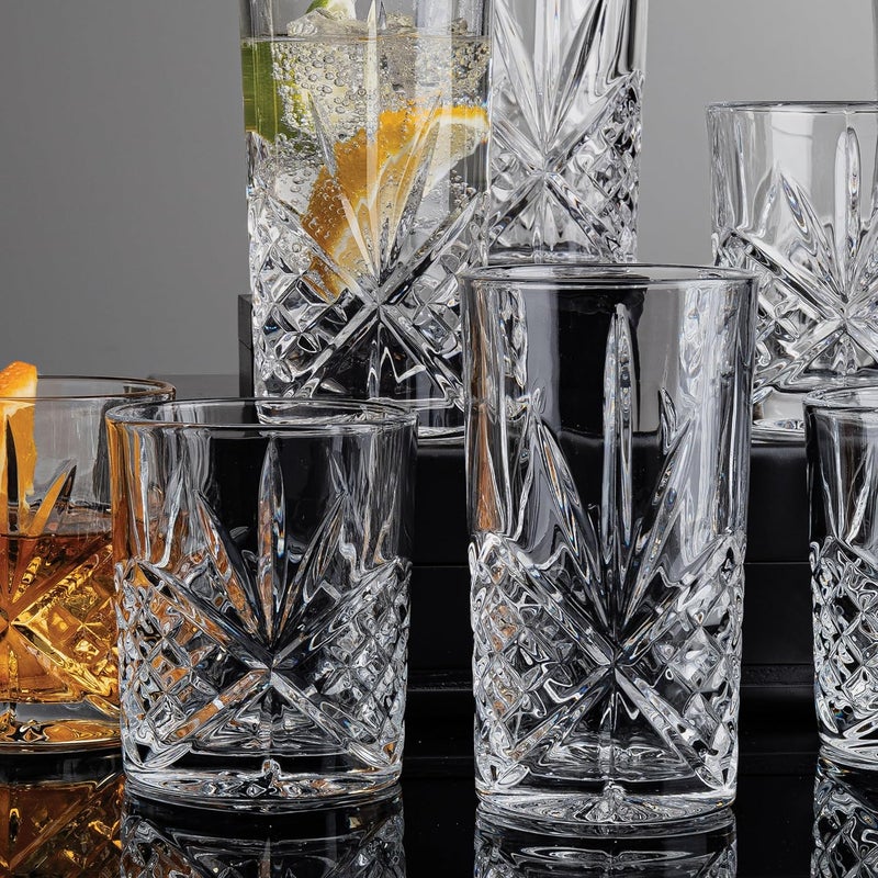Godinger Dublin Set of 4 Highball Glasses - Elegant Crystal Drinkware - Image 3