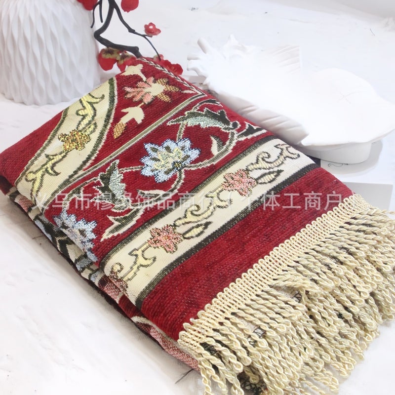 Chenille Portable 70*110 Middle Eastern Style Rug - Customizable for Living Room - Image 3