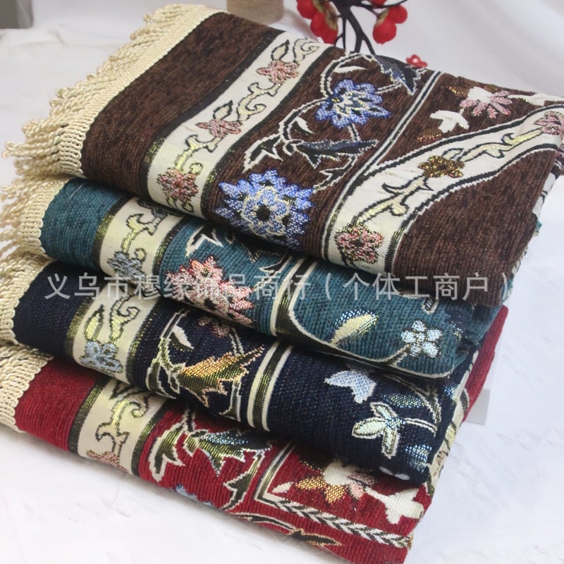 Chenille Portable 70*110 Middle Eastern Style Rug - Customizable for Living Room - Image 1