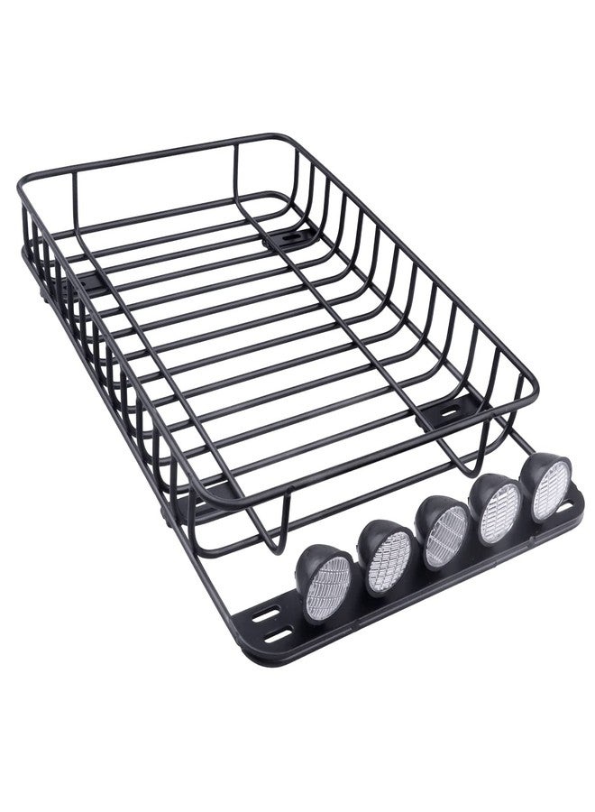 Hobbyfire RC Car Metal Roof Rack Luggage with LED Lights Set for 1/10 RC Crawler Car TRX-4 Axial SCX10 90046 SCX10 III AXI03007 Redcat Gen 8 RGT - Image 4