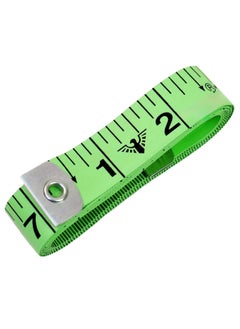 Generic Soft Measuring Tape for Body,Double Scale Fabric Craft Tape Measure Sewing Tailor Cloth Flexible Ruler for Weight Loss, 2 meter, Green  - Image 2