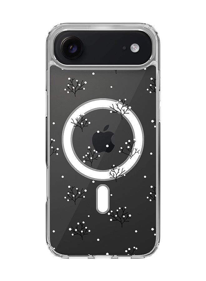 Stylizedd Classic Clear MagSafe Case for iPhone 17 Air , Hybrid Soft Case Flexible Edges Anti Drop TPU PC Gel Thin Transparent Cover [ Designed for iPhone 17 Air ] - Winter Splinter