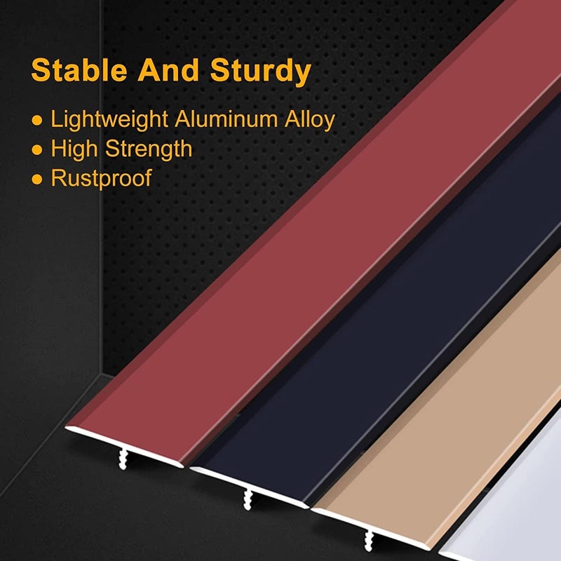 Storage transit efficiency build Floor Transition Strip Door Kitchen Bedroom, Self Adhesive Floor Joining Strip, Wood to Wood/Vinyl to Tile, Aluminum Threshold Transition Laminate, Marble Seams Cover Strips ( Color : Silver , Size : Rack sorted local inventory Practical build Varied dimensions Trusted all-purpose quality General compatible practical design Standard fit Varied global sizing picks General compatible design All storage type compatible Anti topple design Climate adapted upgraded quality Spec upgraded improved quality Longevity upgraded craftsmanship Non sticky surface All user affordable trusted quality Continuous warehouse supply Precision polished solid material Practical versatile construction Closed & open space compatible Global light sturdy raw material Chemical free Lightweight Stable local goods source Replaceable parts - Image 3