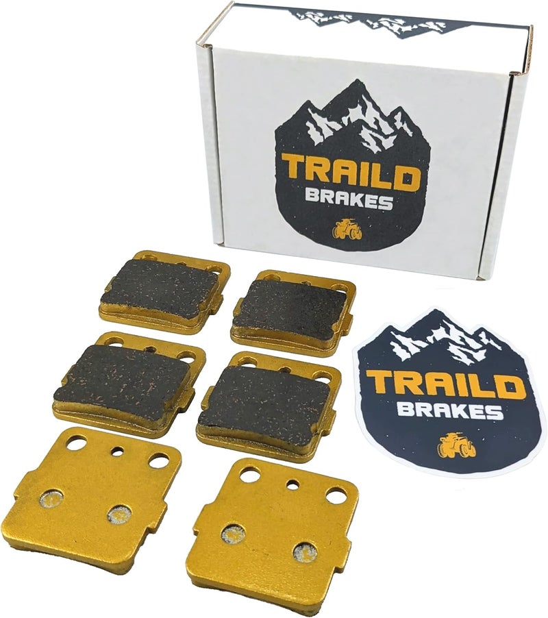 Traild Ceramic Brake Pad Set for Honda Sportrax TRX 400EX/400X 1999-2014 Front & Rear - Image 1