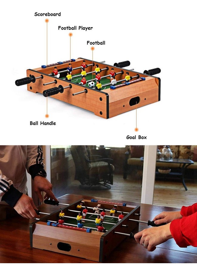 Famous Quality Famous Quality® MFD 50 cm Wooden Mid-Sized Football Table Soccer Game with 4 Rods Toys for All Age (Multi-Color)  - Image 4