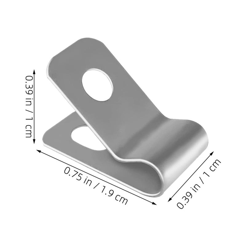 Heavy Duty Aluminum Wire Cage Clips with Screws for Livestock Fence and Pet Cage Fixing 100 Pcs - Image 3