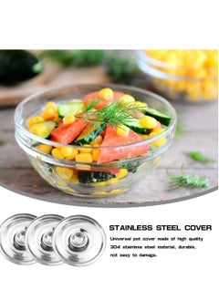 Excefore Stainless Steel Pot Cover, Heavy duty Stainless Steel ss Lid, Universal Lid Pots Pans Replacement Accessories, 6.3IN for Pan Lid Bowl Cover, 16cm  - Image 2