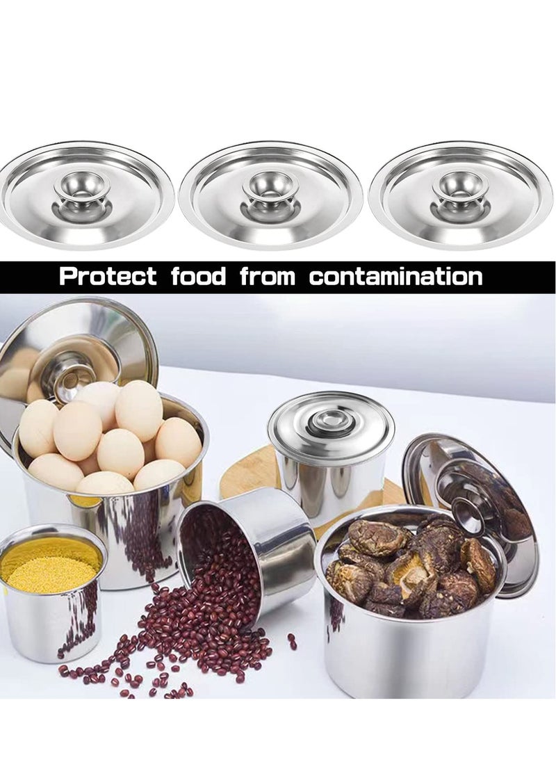 Excefore Stainless Steel Pot Cover, Heavy duty Stainless Steel ss Lid, Universal Lid Pots Pans Replacement Accessories, 6.3IN for Pan Lid Bowl Cover, 16cm  - Image 5