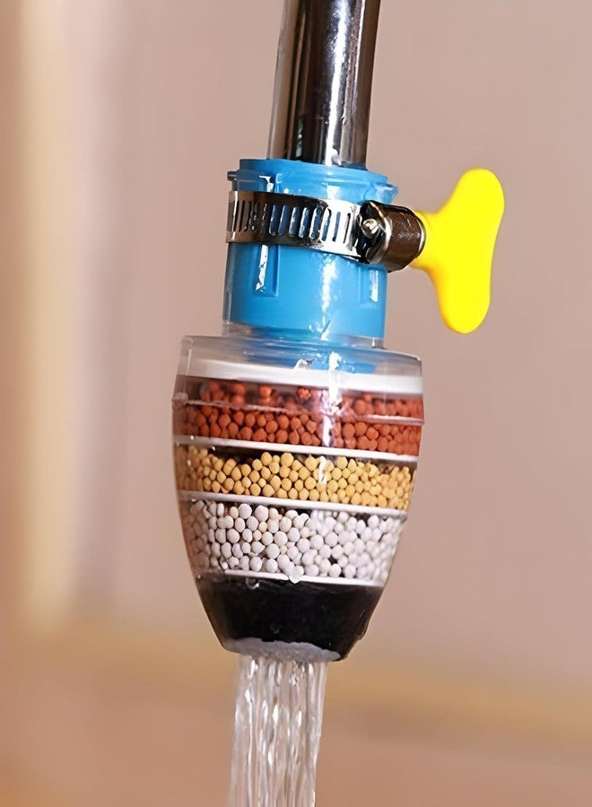 TENDULA 5-Layer Water Filter Faucet, Advanced Multi-Stage Tap Water Purifier, High-Efficiency Purification, Compact Design - Image 1