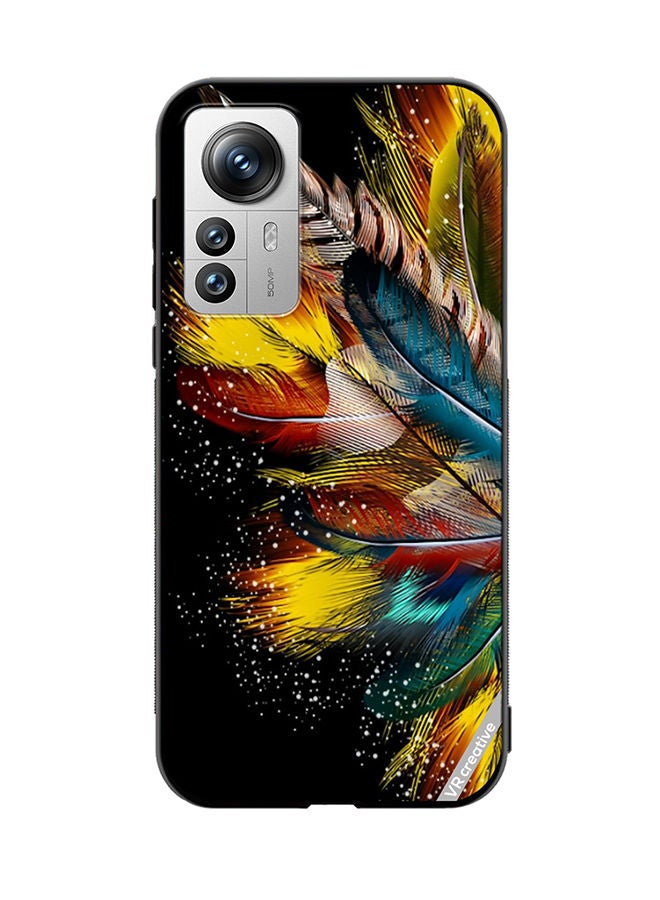 VR CREATIVE Protective Case Cover For Xiaomi 12 Pro Flower Design Multicolour - Image 1