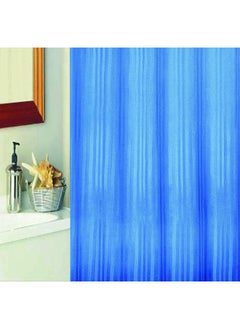 Home Pro Home Pro Polyester Shower Curtain 180x180 cm Size Navy Blue  - Image 2