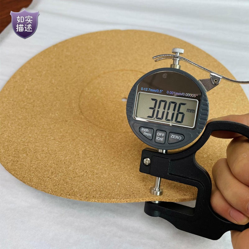 12 Inch Cork Record Pad 3Mm Pine Vinyl Record Pad Non-Slip Anti-Static Phonograph Cork Accessories - Image 3