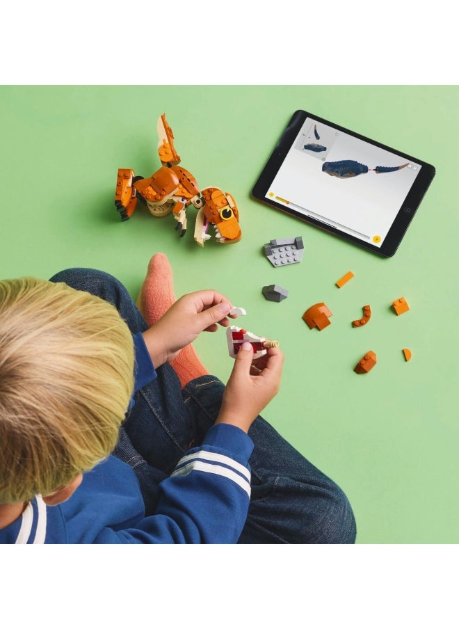 LEGO Jurassic World Little Eatie: T. Rex Figure - Dinosaur Toy for 7+ Year Old Boys & Girls, with Movable Jaws, Head & Tail - Dino Gift for Kids 76967 (317 pieces)  - Image 4
