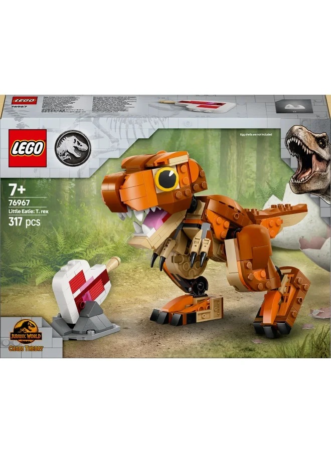 LEGO LEGO Jurassic World Little Eatie: T. Rex Figure - Dinosaur Toy for 7+ Year Old Boys & Girls, with Movable Jaws, Head & Tail - Dino Gift for Kids 76967