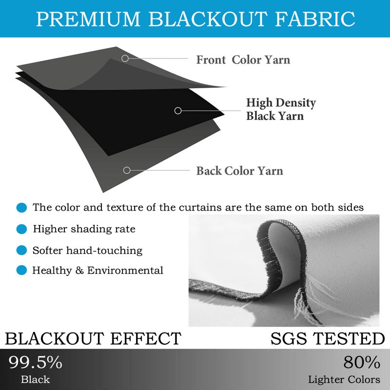 Blucoastline Room Divider Curtain Stail Privacy Startain غرفة المعيشة التقسيم غرفة نوم الستائر المنزلية مسرح منزلي الستار الستار الخلفي على نطاق واسع 15 قدمًا و × 8 قدمًا L 1 - Image 4