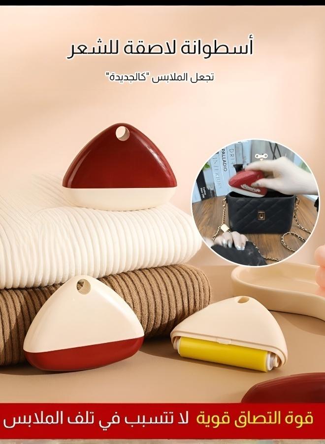 أسطوانة الوبر الصغيرة، مجموعة مزيل شعر الحيوانات الأليفة فائقة اللزوجة ، فرشاة الوبر اللاصقة للملابس والسجاد ومقاعد السيارة والغبار والكلاب والقطط متنوعة - Image 4