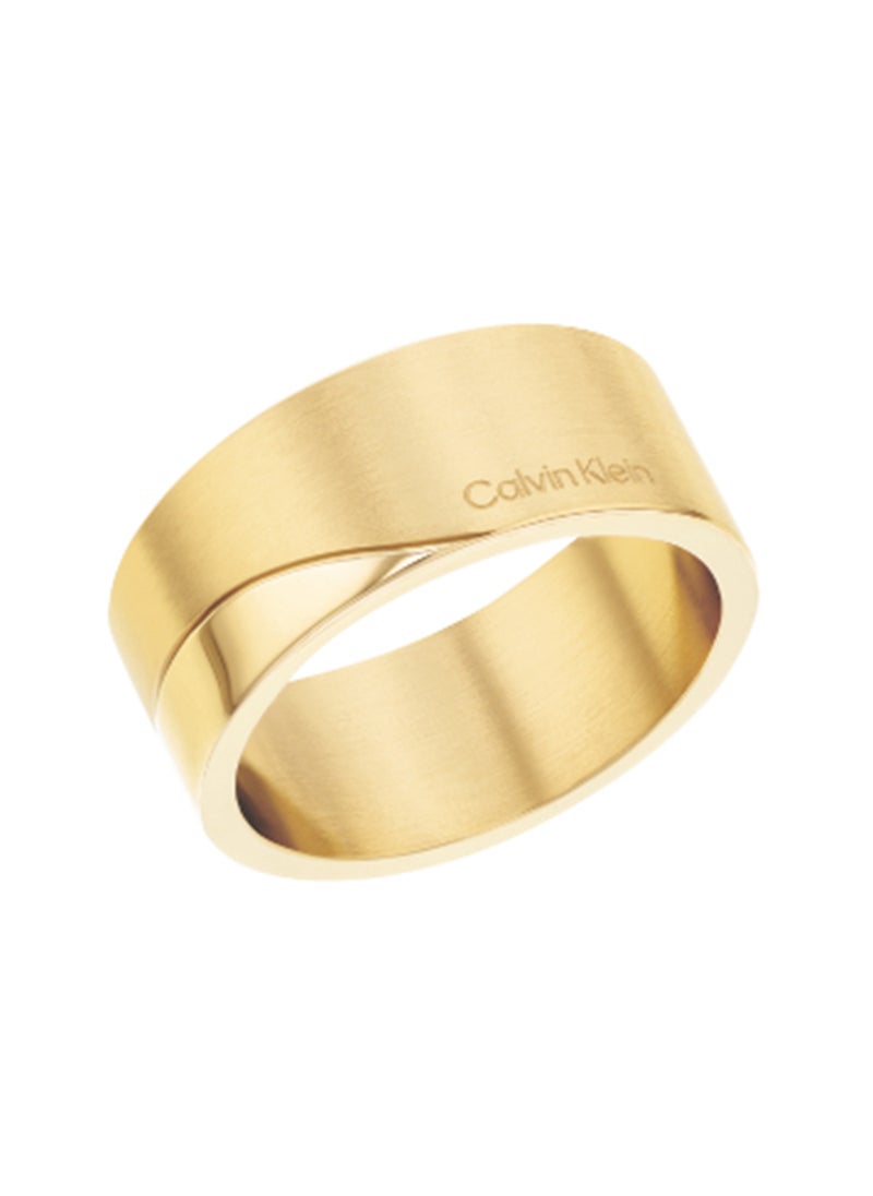 CALVIN KLEIN CALVIN KLEIN JEWELRY MINIMAL CIRCULAR FAMILY WOMENS RING - 35000199C 