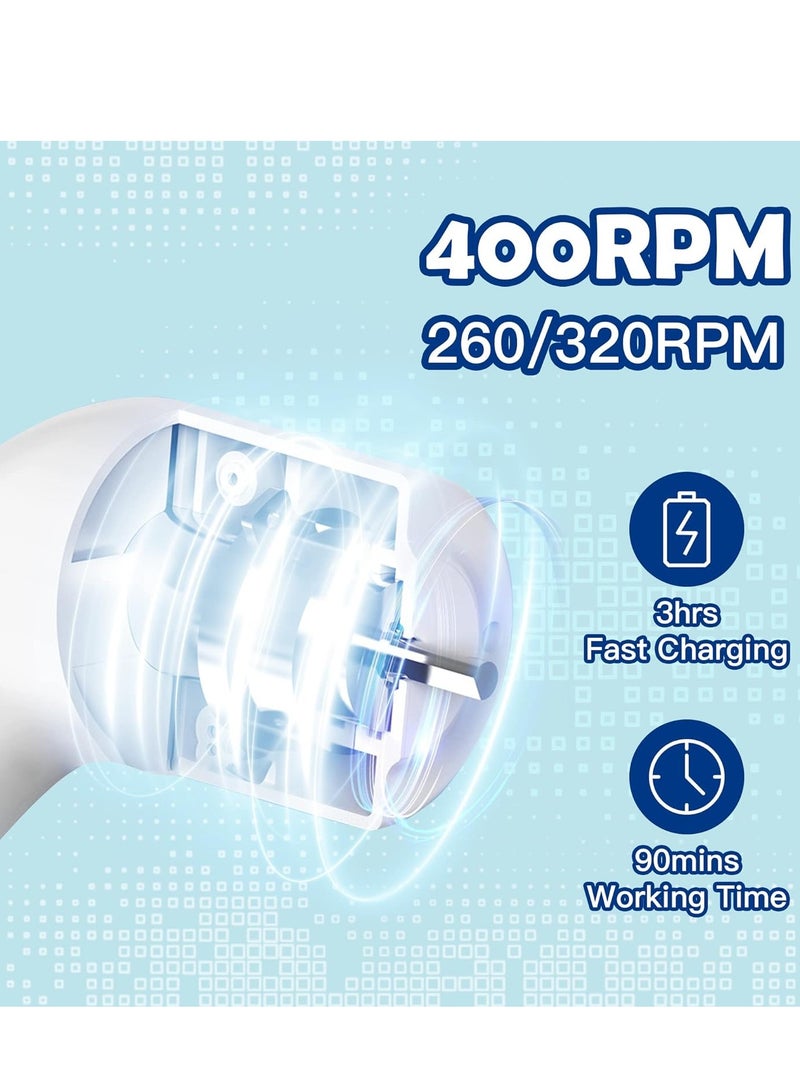 Electric Spin Scrubber, 2023 New Cordless Cleaning Brush with 9 Replaceable Brush Heads, 3 Speeds Power Shower Scrubber with Extension Arm for Bathroom, Floor, Tile, Tub  - Image 3