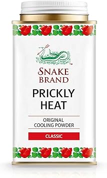 SNAKE BRAND Prickly Heat Powder Snake Brand 140 gram - Image 1