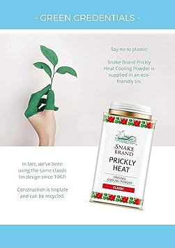 SNAKE BRAND Prickly Heat Powder Snake Brand 140 gram - Image 5