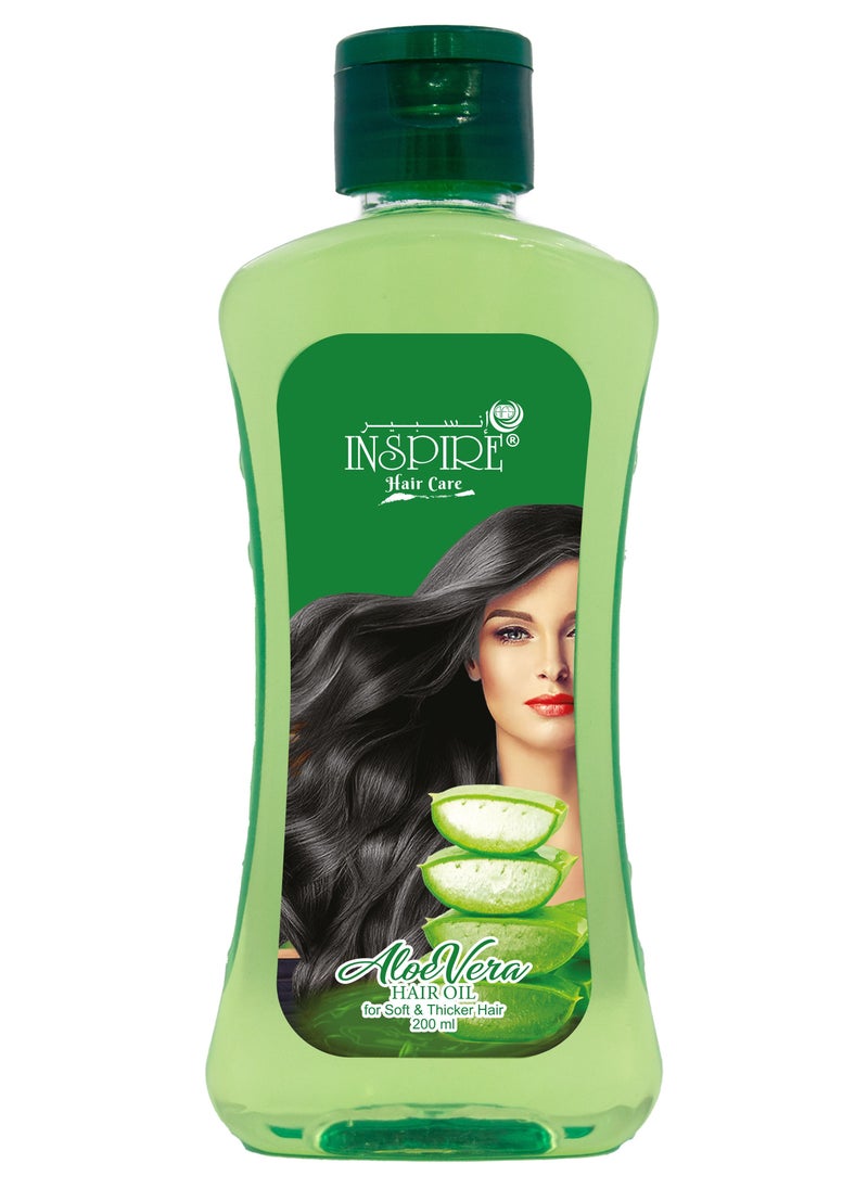 Inspire زيت الشعر بالصبار 200 مل  - Image 1