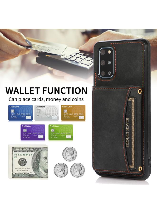 اس-توب جراب لهاتف Samsung Galaxy S20+ جراب هاتف جلدي ثلاثي الطي مع فتحة بطاقة ومحفظة وحامل - Image 2