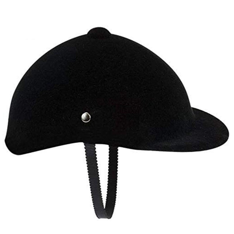 Sophia's 18" Doll Classic Black Hard Velvet Covered Riding Style Horse Riding Helmet - Image 5
