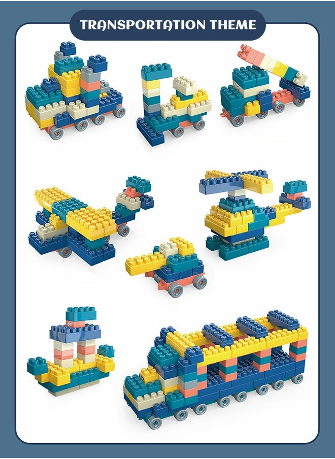 GROIC 150 Pieces Funny Building Blocks STEM Toys Educational Toys Sets Solid Plastic for Preschool Kids Boys and Girls  - Image 5