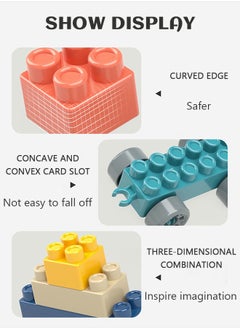 GROIC 150 Pieces Funny Building Blocks STEM Toys Educational Toys Sets Solid Plastic for Preschool Kids Boys and Girls  - Image 3