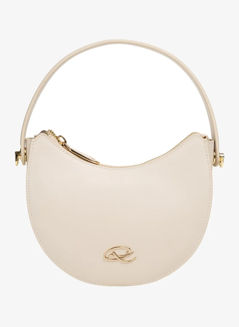 Christian Lacroix Christian Lacroix Women's Sirocco Genuine Leather Shoulder Bag - Off White