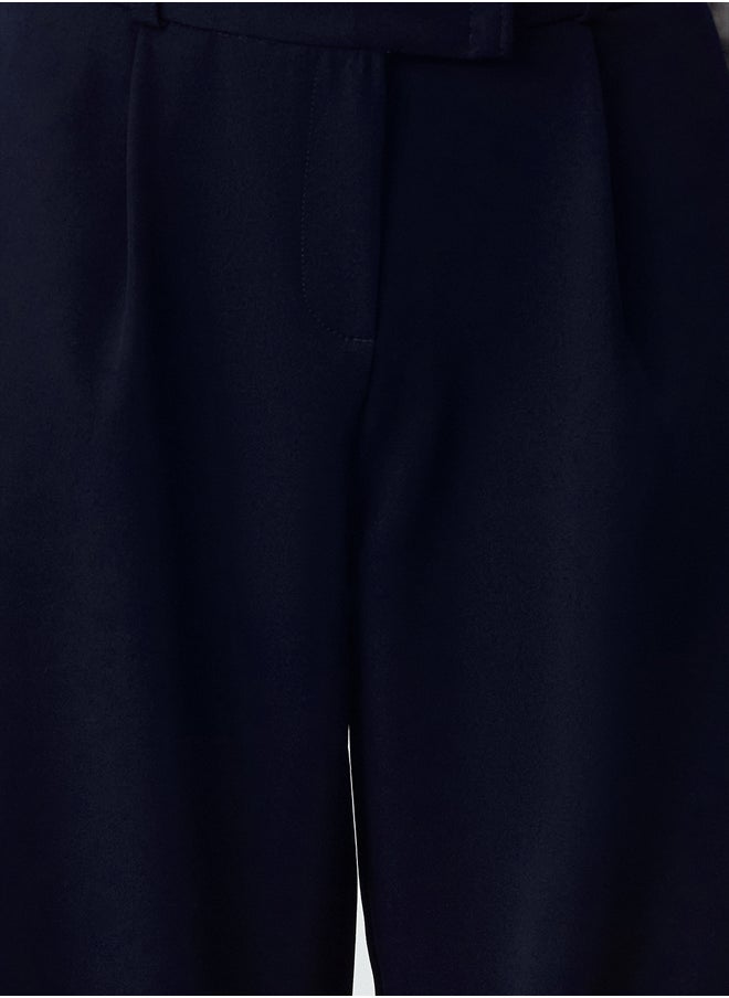 Navy Blue Waist Detailed Straight Cut Woven Fabric Trousers TWOAW25PL00038 - pzsku/ZB1CD71F9449420CF987FZ/45/_/1739718399/0108210e-114b-4746-abe2-1361a9acd793